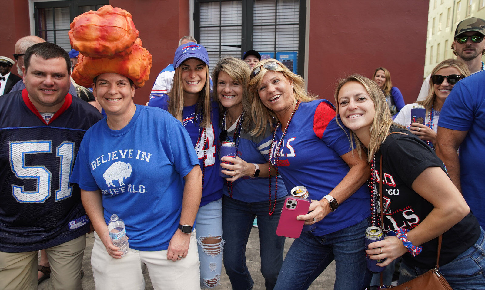 Buffalo Bills packers of NOLA Takeover Parade